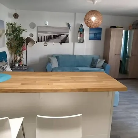 Appart Bleu Azur A Olhos D'agua 5mn De La Plage. البوفيرا