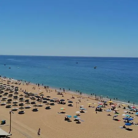 Appart Bleu Azur A Olhos D'agua 5mn De La Plage. شقة