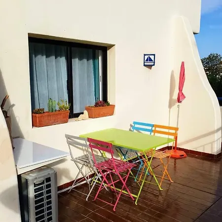 Apartment Appart Bleu Azur A Olhos D'agua 5mn De La Plage.