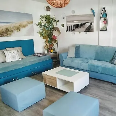 Apartamento Appart Bleu Azur A Olhos D'agua 5mn De La Plage. *